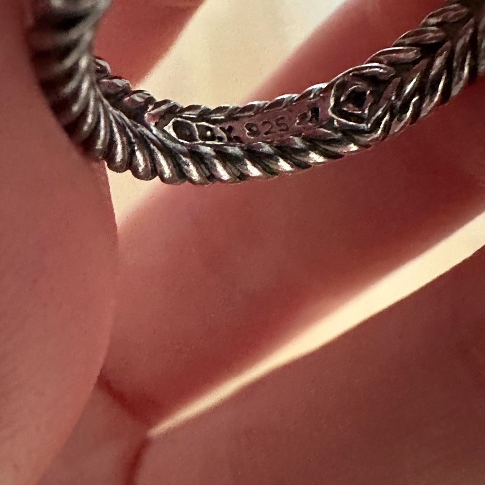 David Yurman Petite Albion in Sterling Silver with Prasiolite and Pavé Diamond - Picture 8 of 8